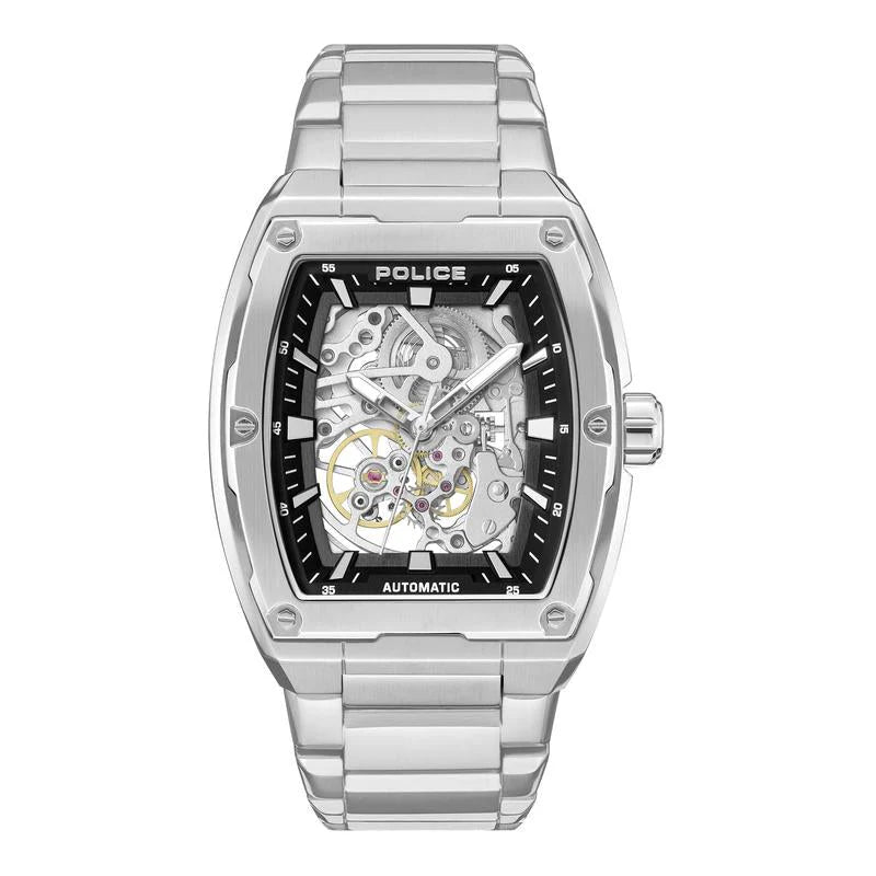 Police Skeletor Mens Watch