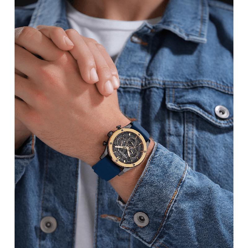 Police Knotty Mens Rubber Watch