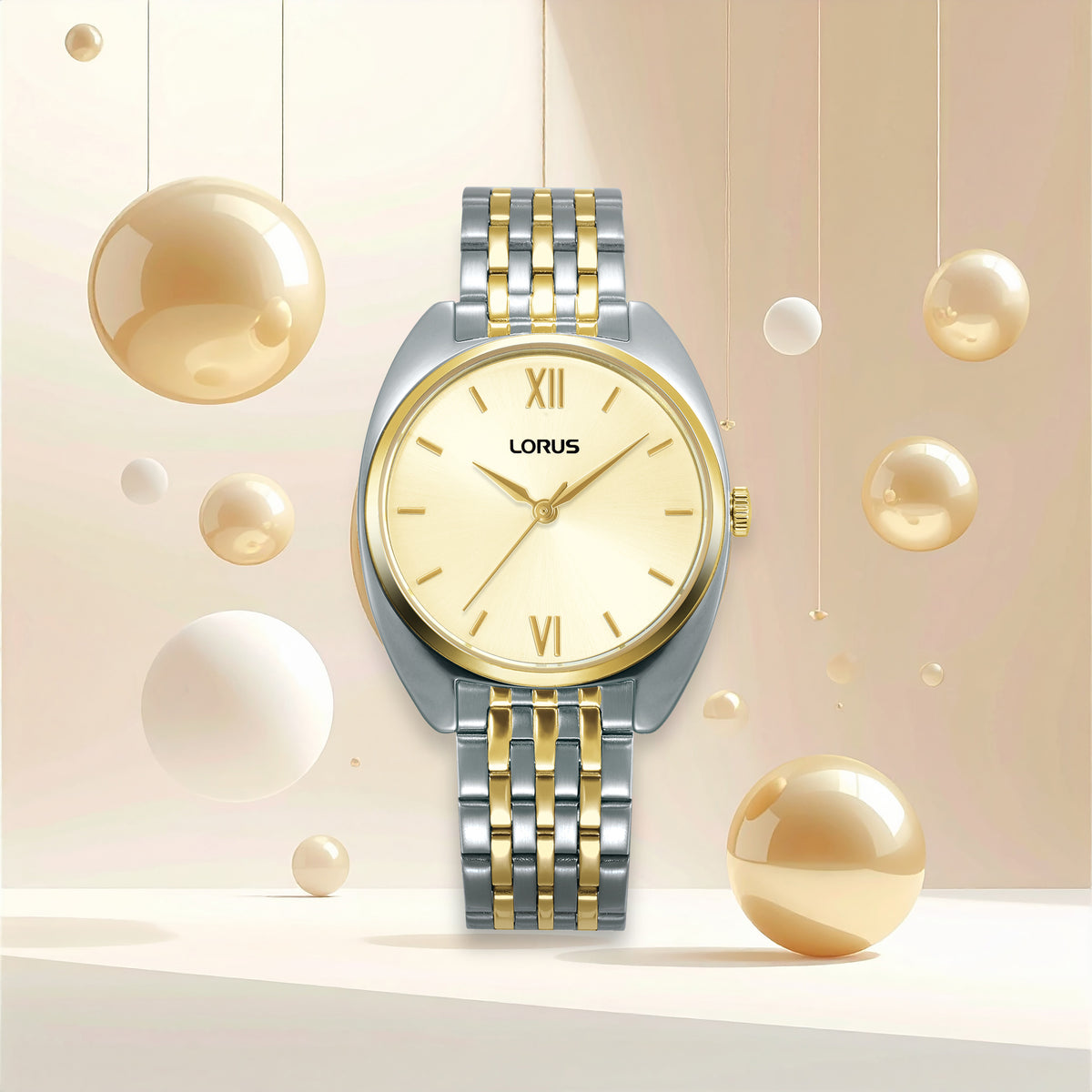 Lorus - Women Silver Stainless Steel Strap Watch - RH842CX9