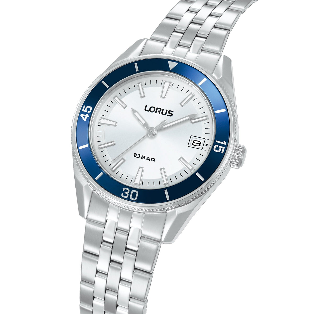 Lorus Womens Silver Stainless Steel Watch-RH943SX9