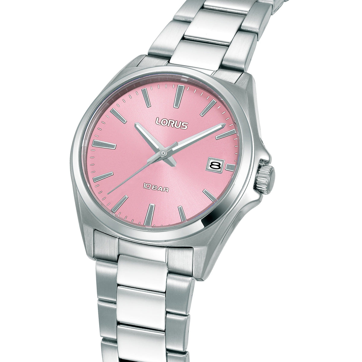 Lorus Womens Silver Stainless Steel Watch-RH957SX9