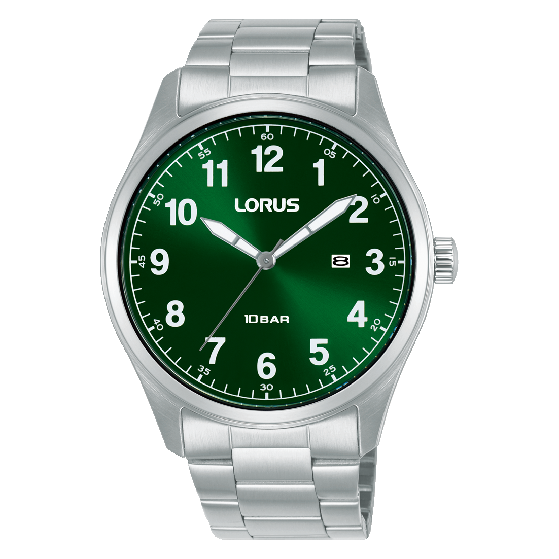 Lorus - Men Silver Stainless Steel Strap Watch - RH975SX9