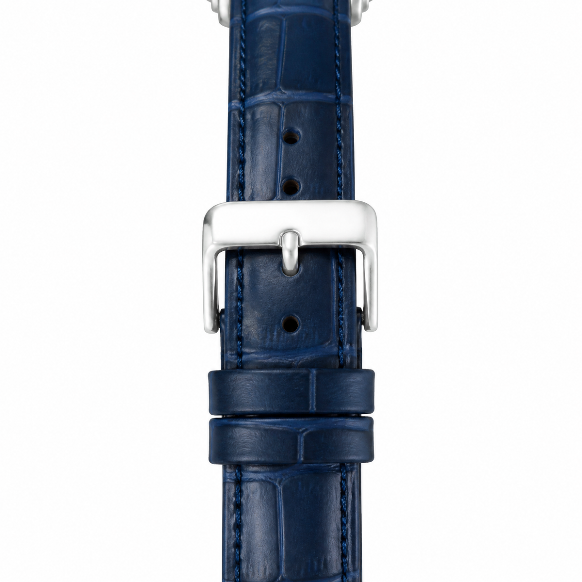 Lorus Womens Blue Leather Watch-RRX75JX9