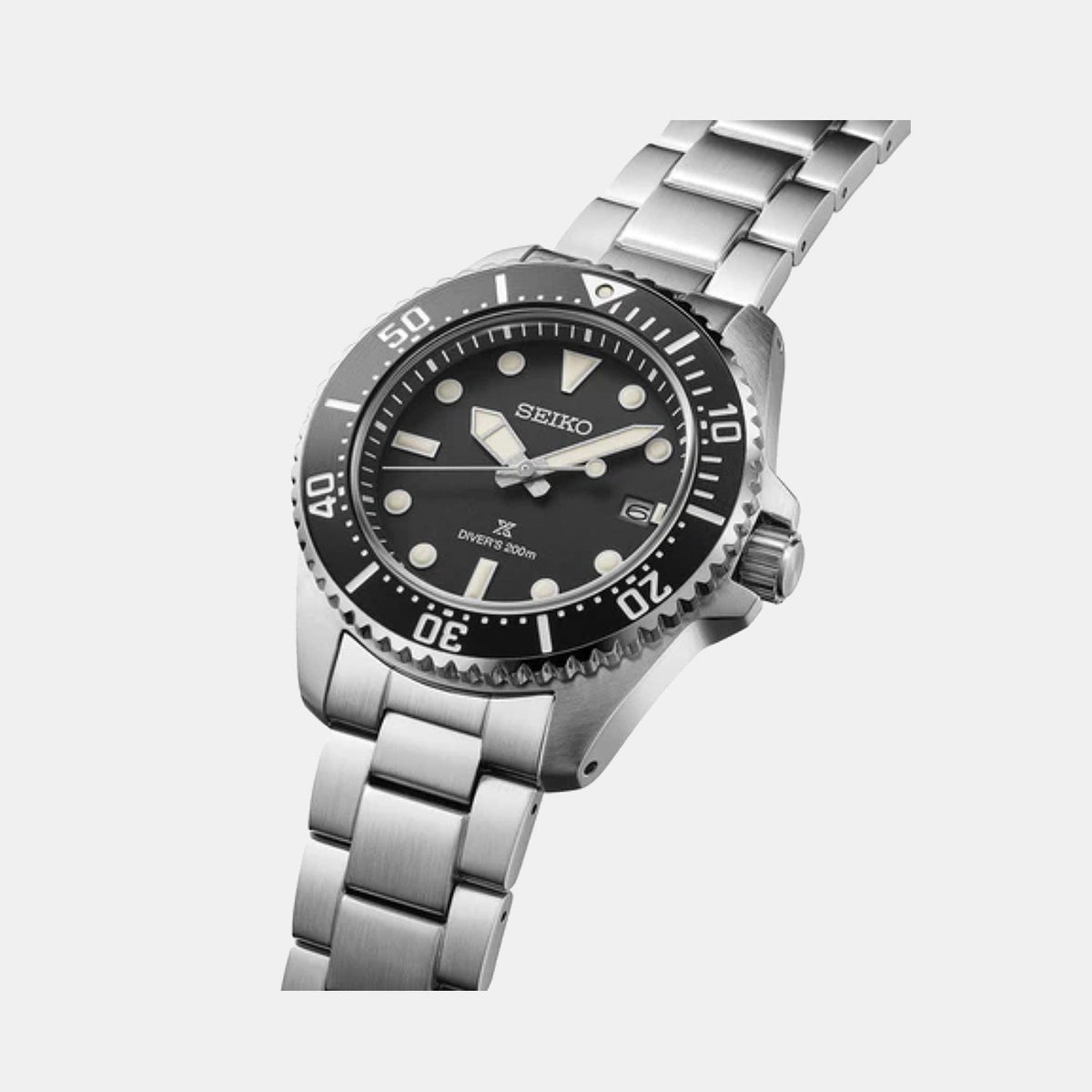 Seiko - Men Silver Stainless Steel Strap Watch - SNE597P1