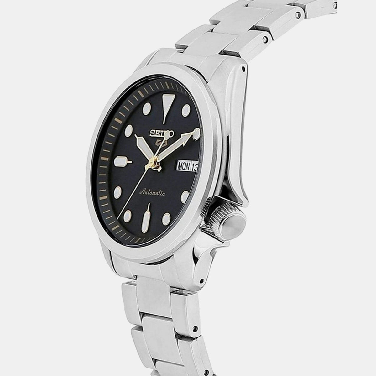 Seiko - Men Silver Stainless Steel Strap Watch - SRPE57K1