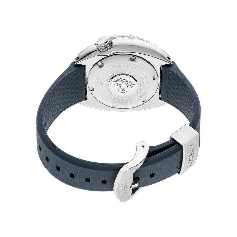 Seiko Gents Prospex Blue Silicone Watch - SRPF77K1