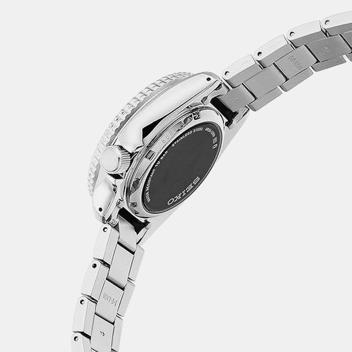 Seiko - Men Silver Stainless Steel Strap Watch - SRPJ45K1