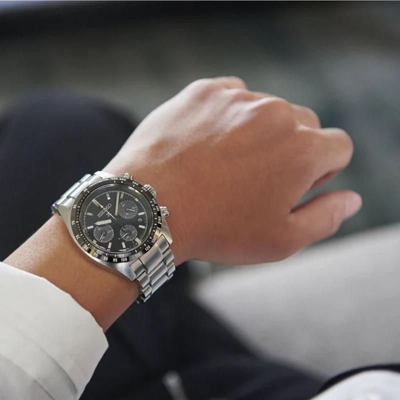 Seiko Gents Prospex Silver Stainless Steel Watch - SSC819P1