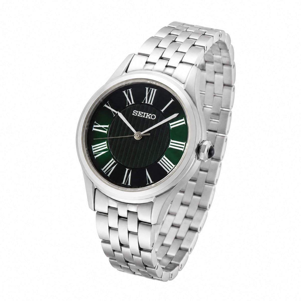 Seiko - Women Silver Stainless Steel Strap Watch - SUR611P1 - AI-generated angle view
