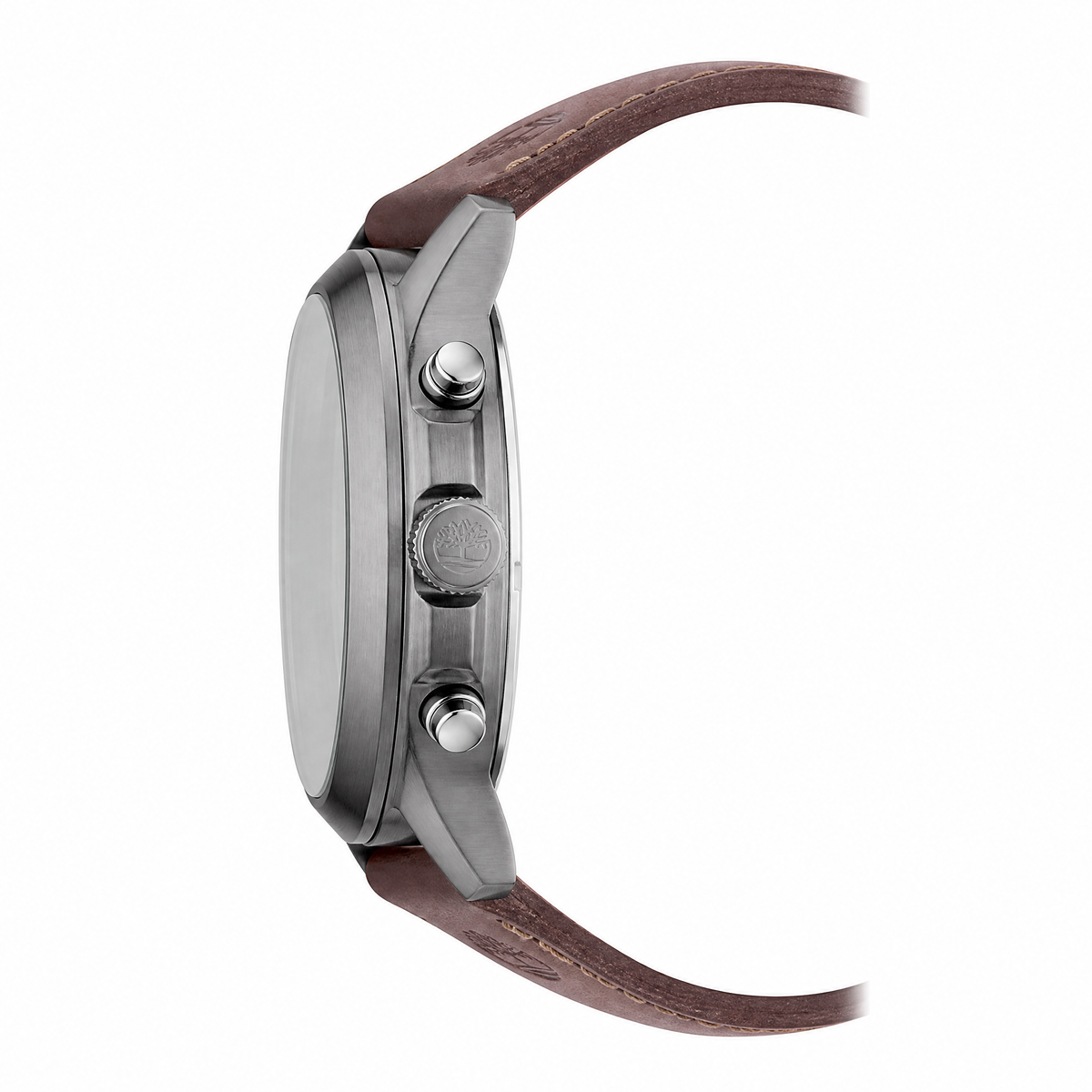 Timberland Kol Saati Mens Brown Leather Watch-TDWGC9010903