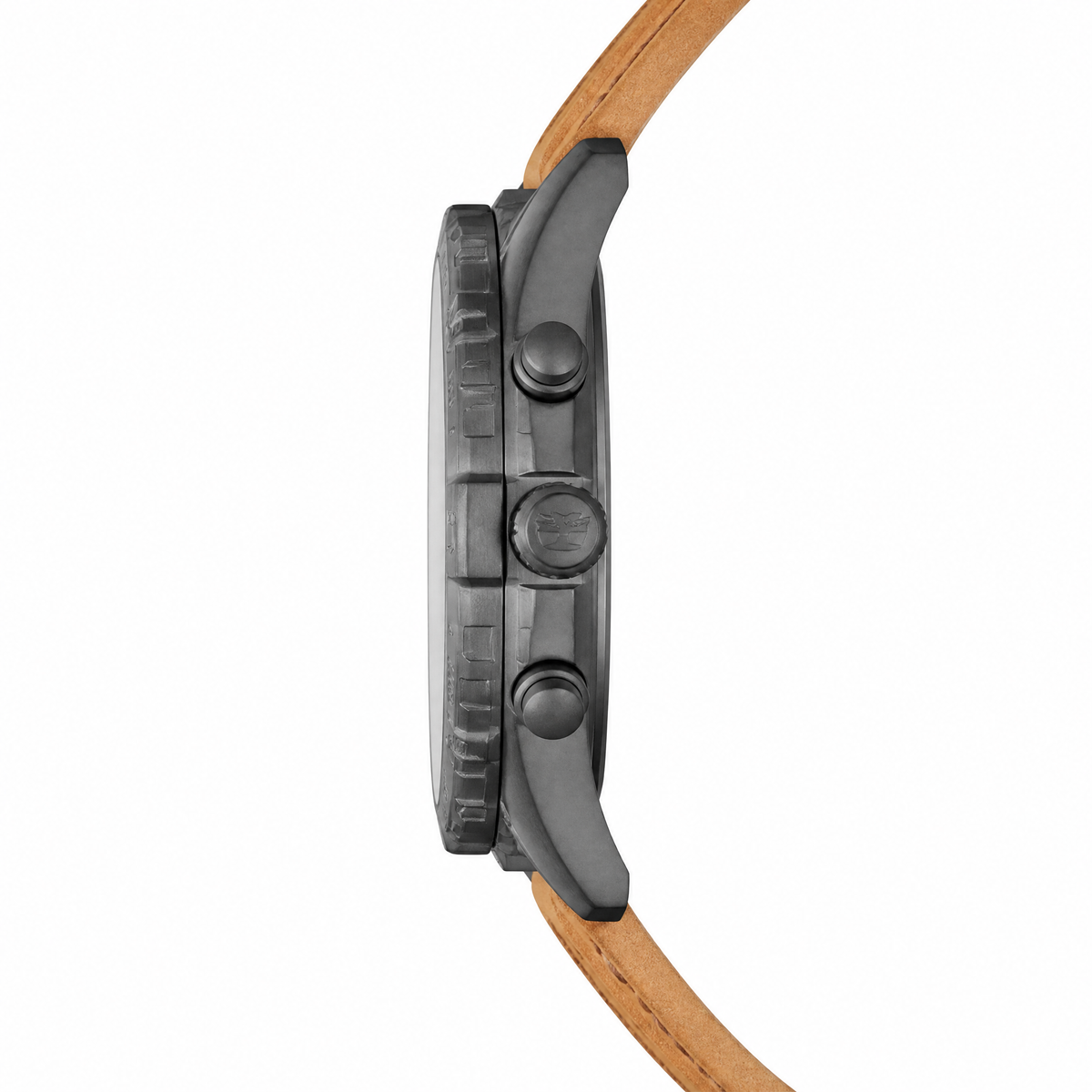 Timberland Flowell Mens Brown Leather Watch-TDWGD0031101