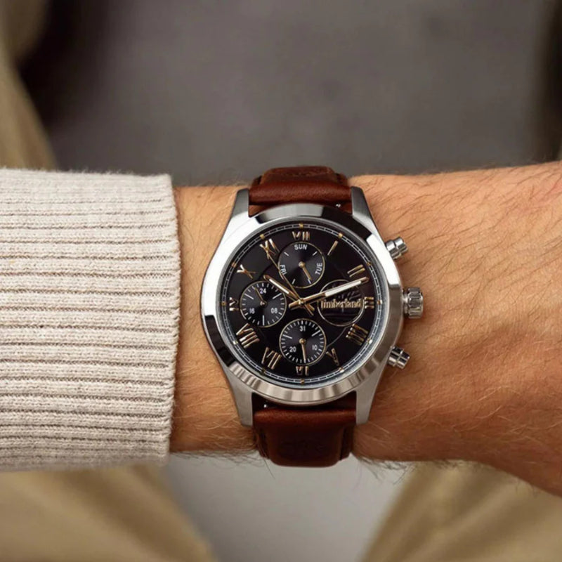Timberland Ashmont Mens Leather Watch