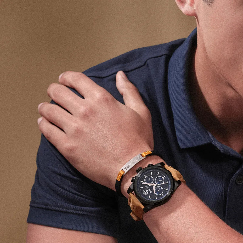 Timberland Stonington Mens Leather Watch