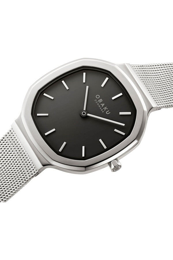 Obaku Womens Silver Stainless steel Watch-V253LXCBMC