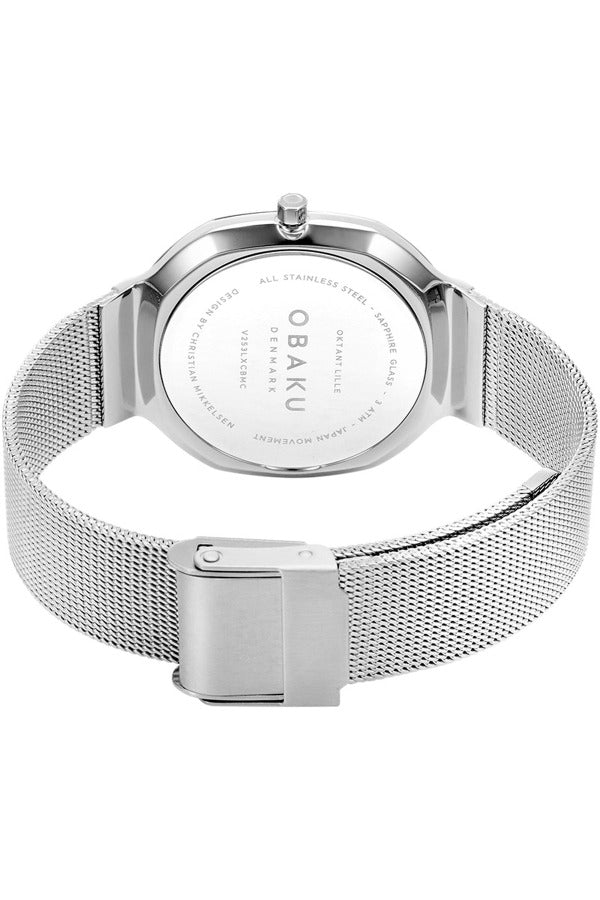Obaku Womens Silver Stainless steel Watch-V253LXCBMC