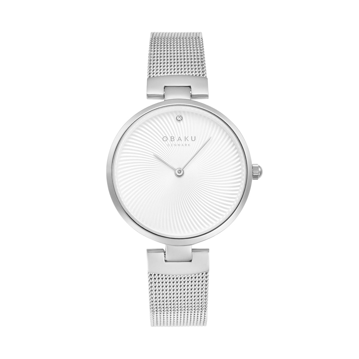 Obaku - Women Black Stainless Steel Strap Watch - V256LXBBMB