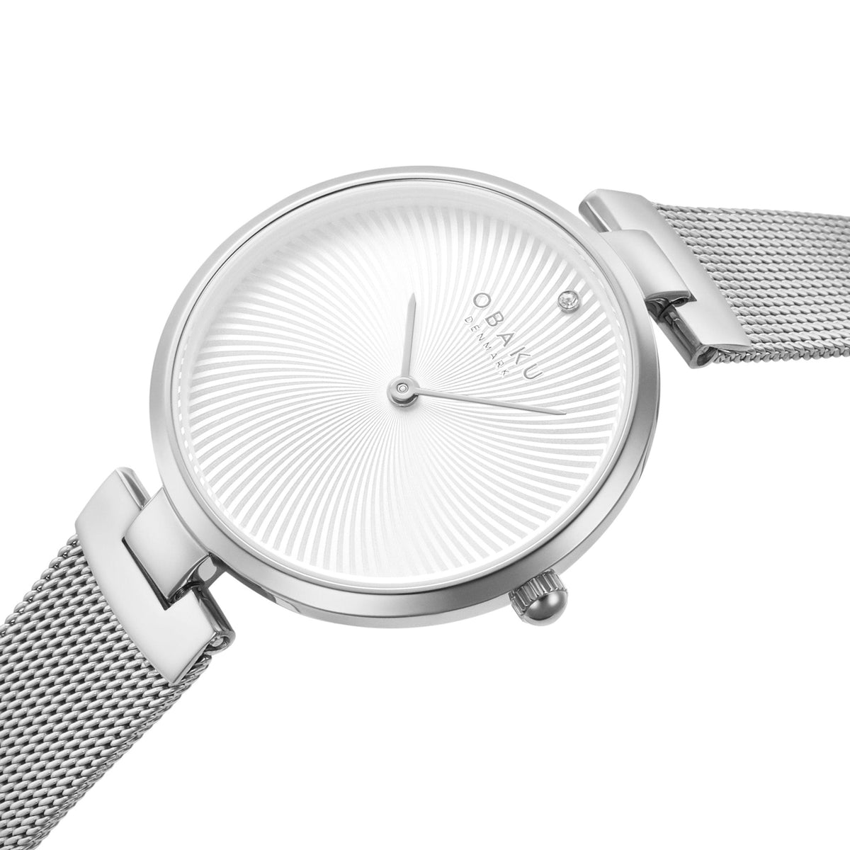 Obaku - Women Black Stainless Steel Strap Watch - V256LXBBMB