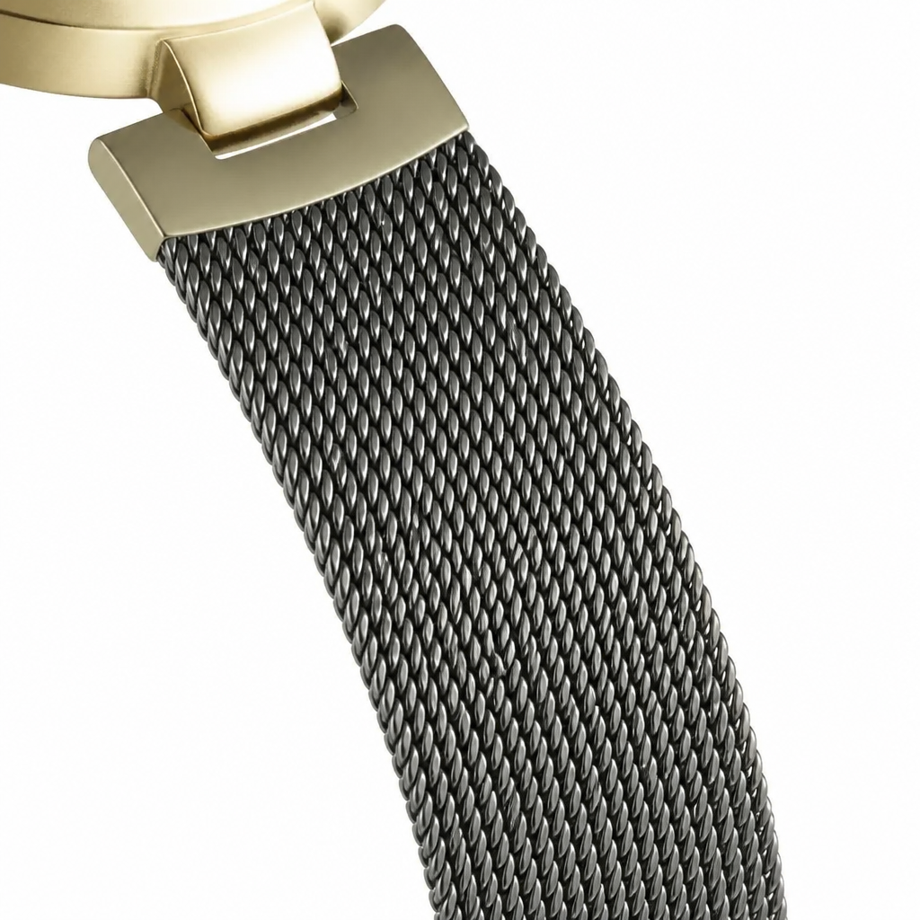 Obaku - Women Black Stainless Steel Strap Watch - V256LXBBMB