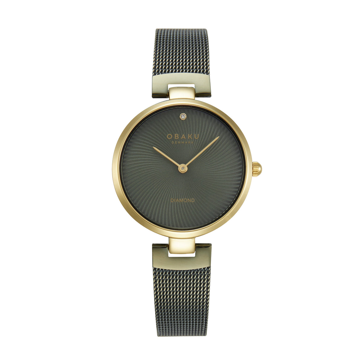 Obaku - Women Black Stainless Steel Strap Watch - V256LXBBMB