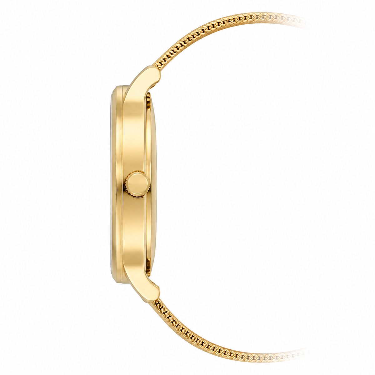 Obaku Womens Gold Stainless steel Watch-V298LDGWMG