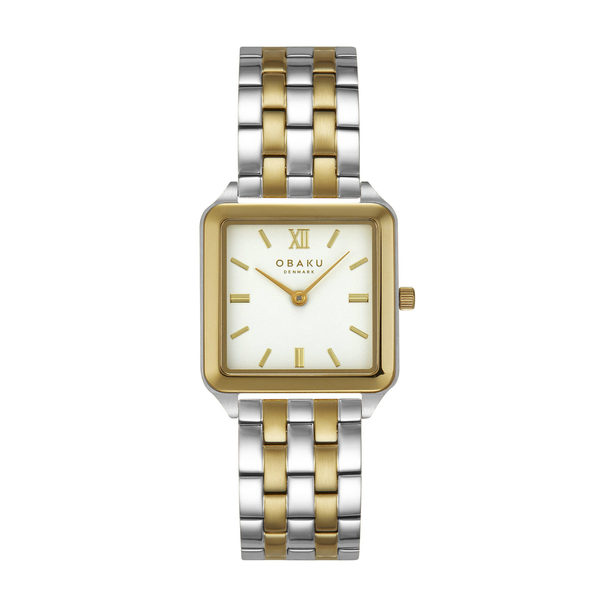 Obaku - Unisex Brown Stainless Steel Strap Watch - V309LXXNMN