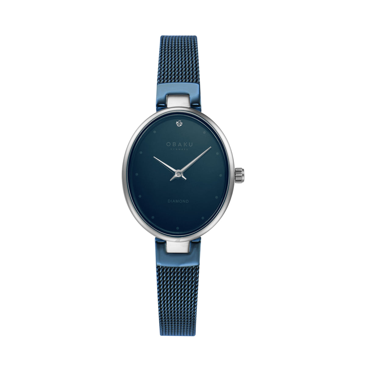 Obaku - Men Blue Stainless Steel Strap Watch - V312LXCLML