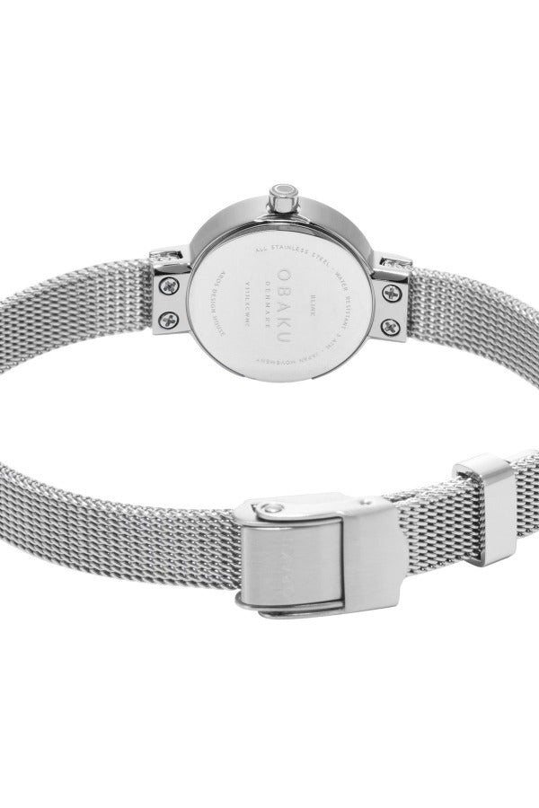 Obaku Womens Silver Stainless steel Watch-V313LXCWMC