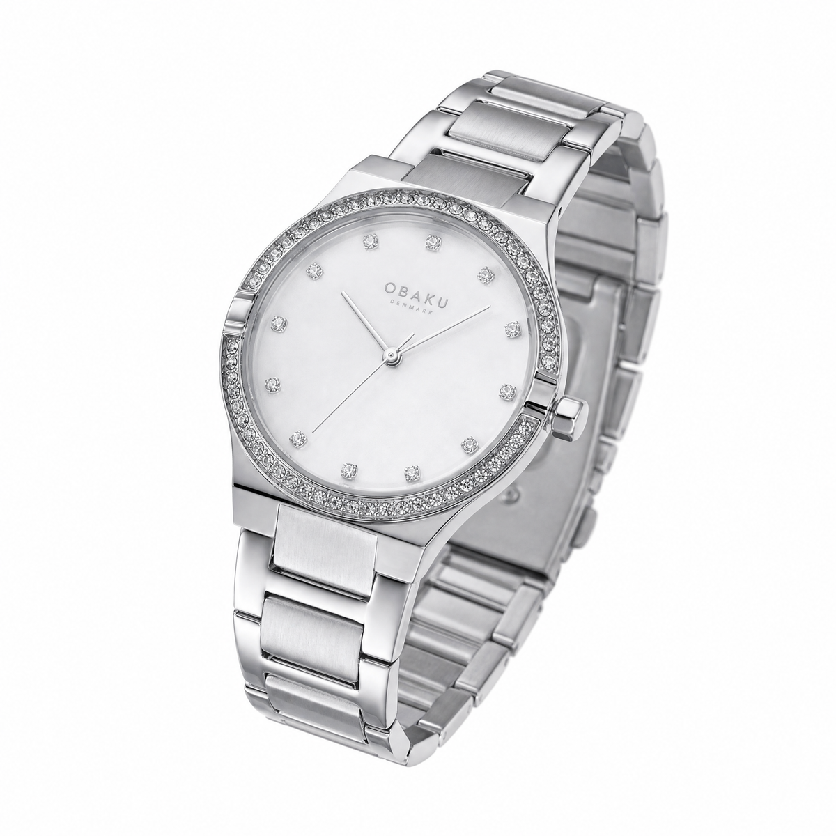 Obaku Womens Silver Stainless steel Watch-V317LE