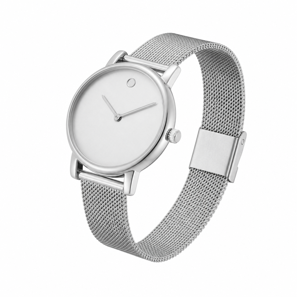 Obaku - Men Silver Stainless Steel Strap Watch - V320LXCZMC-DM