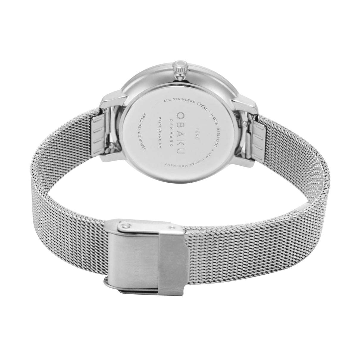 Obaku - Men Silver Stainless Steel Strap Watch - V320LXCZMC-DM
