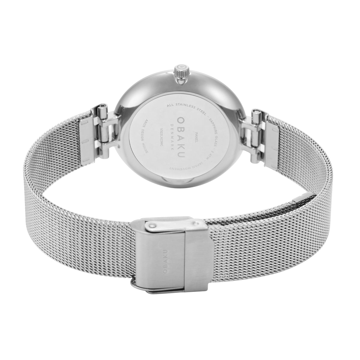 Obaku - Men Silver Stainless Steel Strap Watch - V322LXCIMC