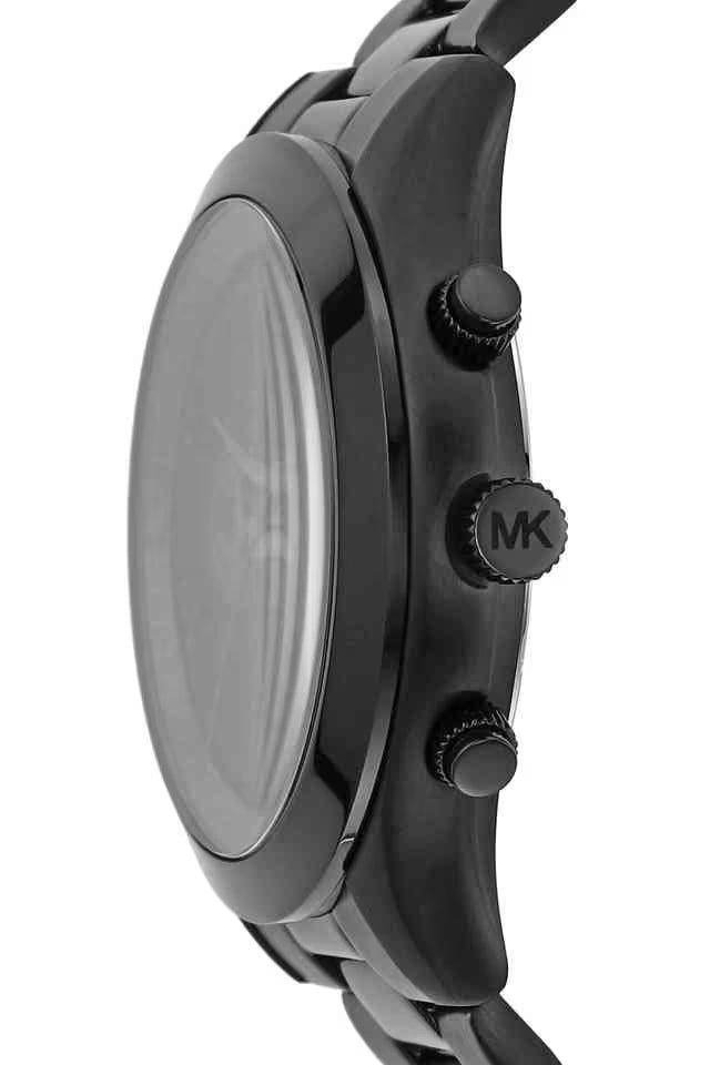 Michael Kors Slim Runway Black Stainless steel Womens Watch-MK4734