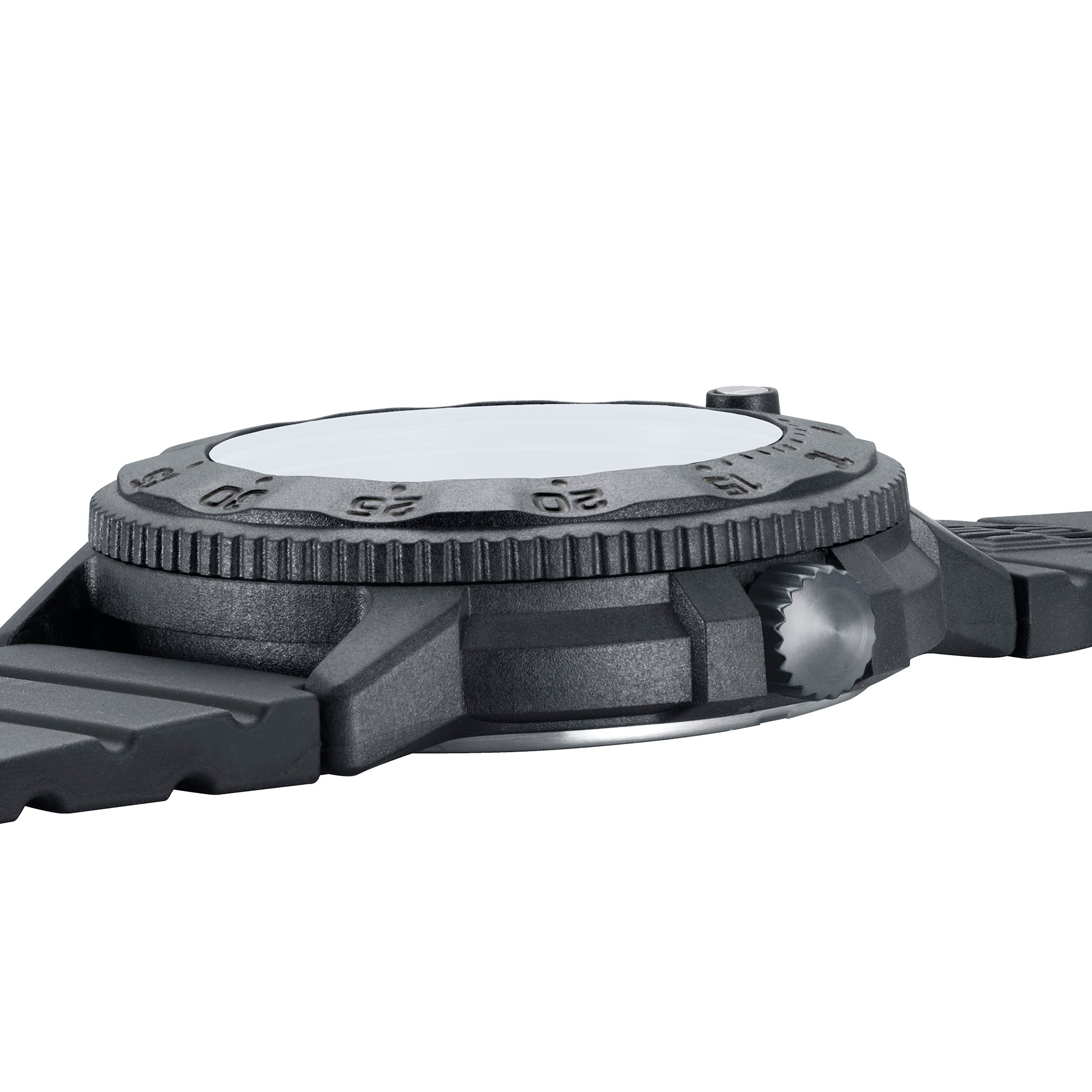 Luminox Mens Black Analogue Rubber Strap Watch