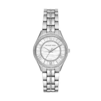 Michael Kors Lauryn Silver Stainless Steel Women Watch-MK3900