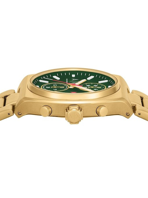 Armani Exchange Oliver Gold Stainless steel Mens Watch-AX2822