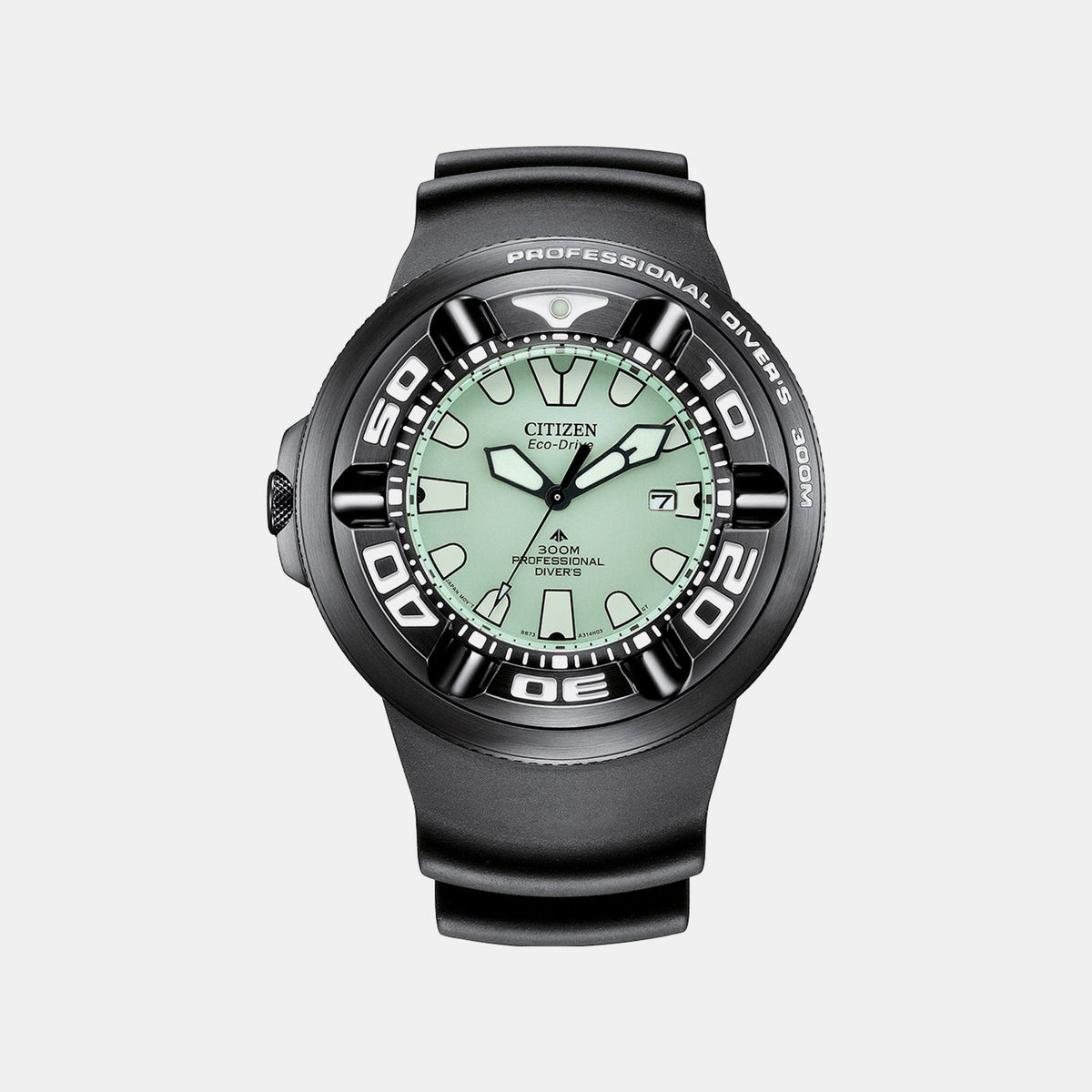 Citizen - Men Black Rubber Strap Watch - BJ8055-04X