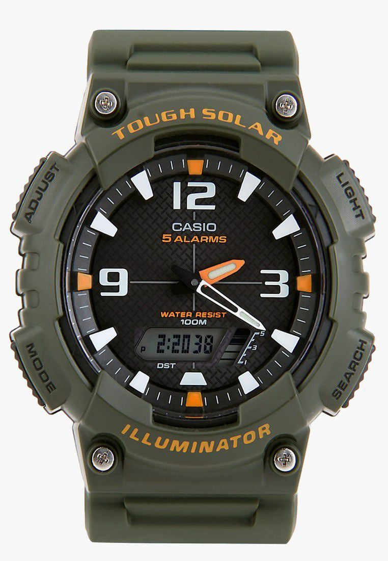 Casio Mens AQ-S810W-3AVDF Tough Solar Illuminator Anadigital Watch