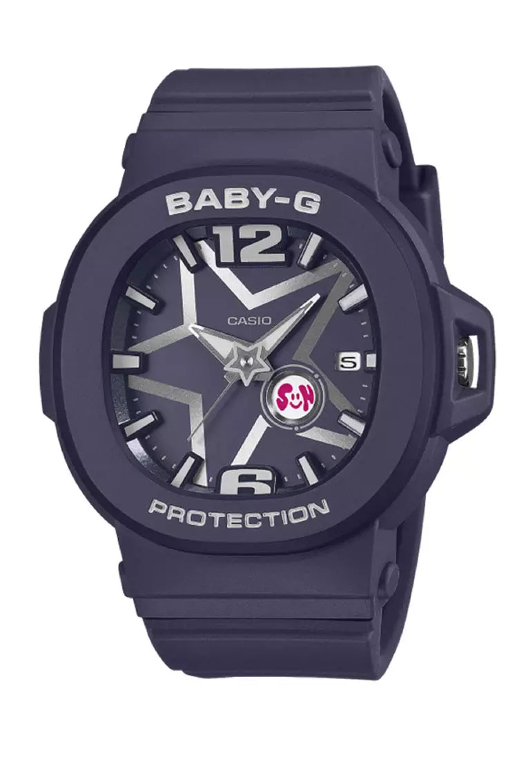 Casio Baby-G - Mens Rubber Strap Black Analogue Watch - BGA-10D-2A1DR