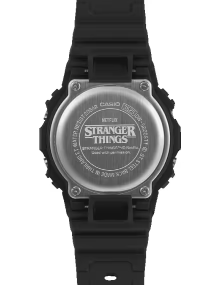 Casio G-Shock - Mens Rubber Strap Black Digital Watch - DW-5600STT-1DR