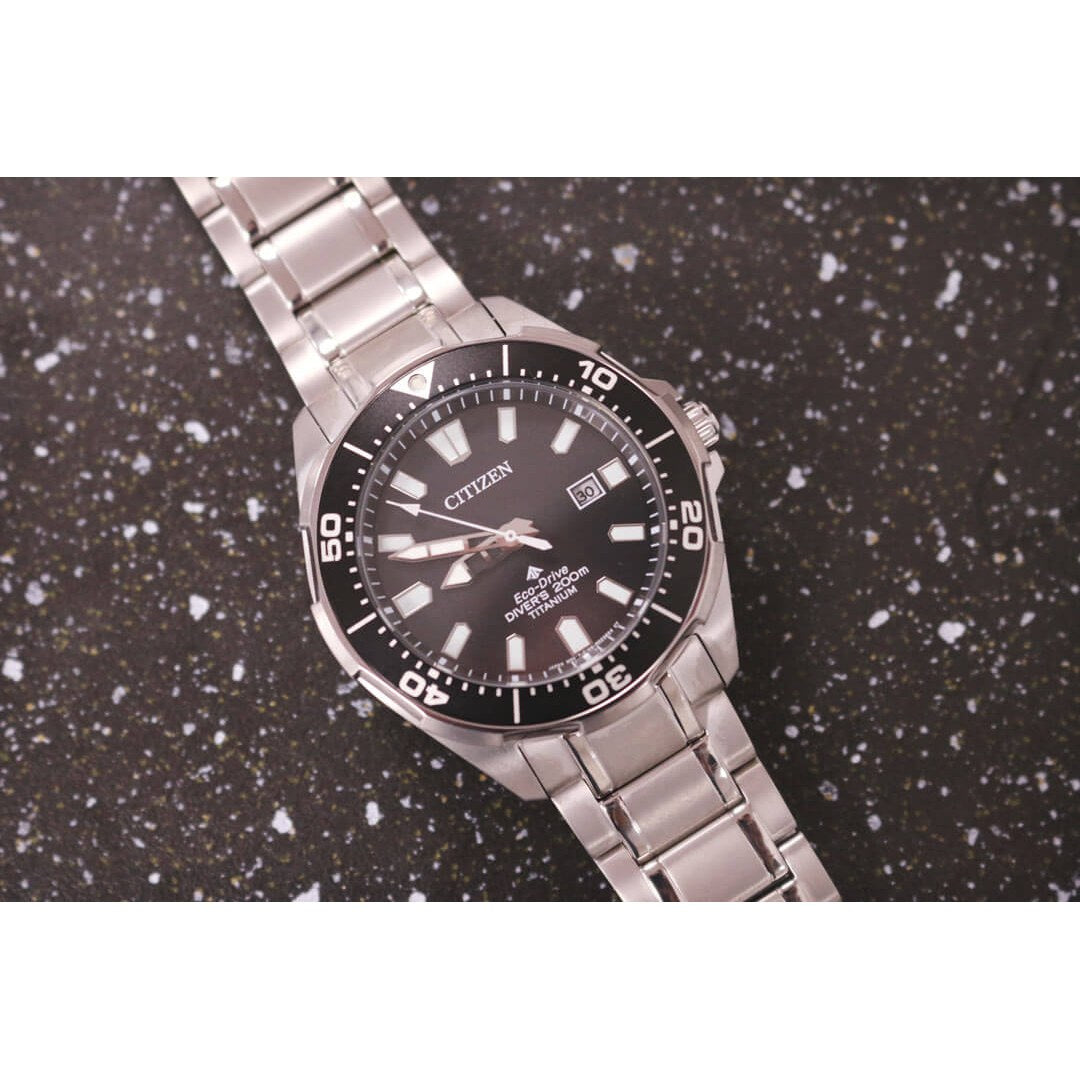 Citizen Promaster Marine Mens Silver Stainless steel Watch-BN0200-81E