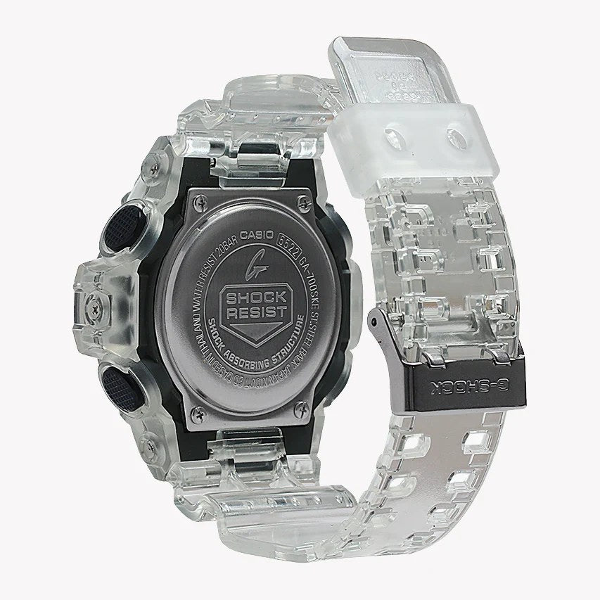 Casio G-Shock Mens 200m Skeleton Standard - GA-700SKE-7ADR