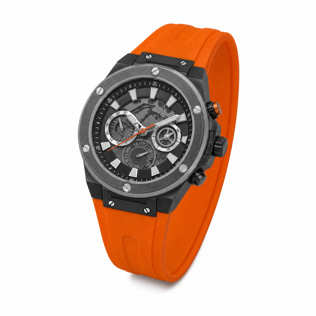 Daniel Klein Mens Rubber Strap Watch - DK113889