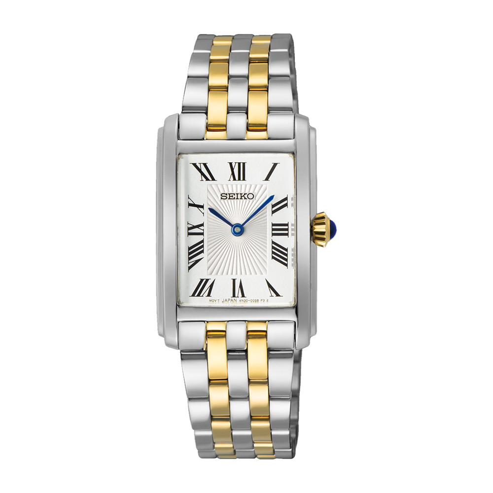 Seiko - Women Two Tone Stainless Steel Strap Watch - SWR087P1