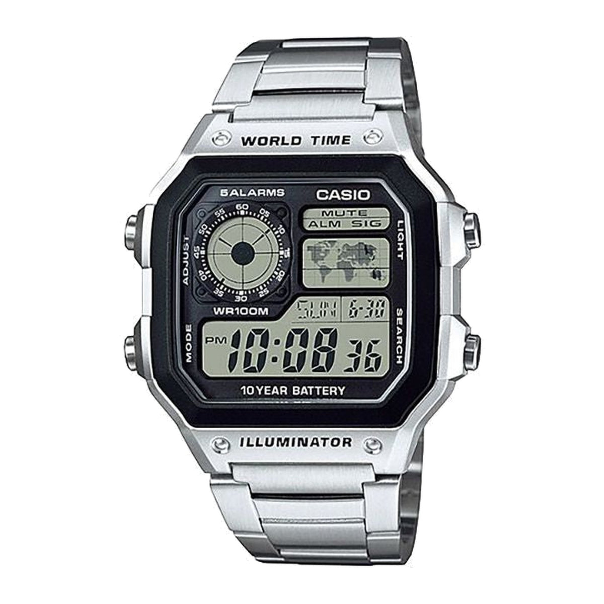 Casio Standard Collection Mens 100m - AE-1200WHD-1AVDF