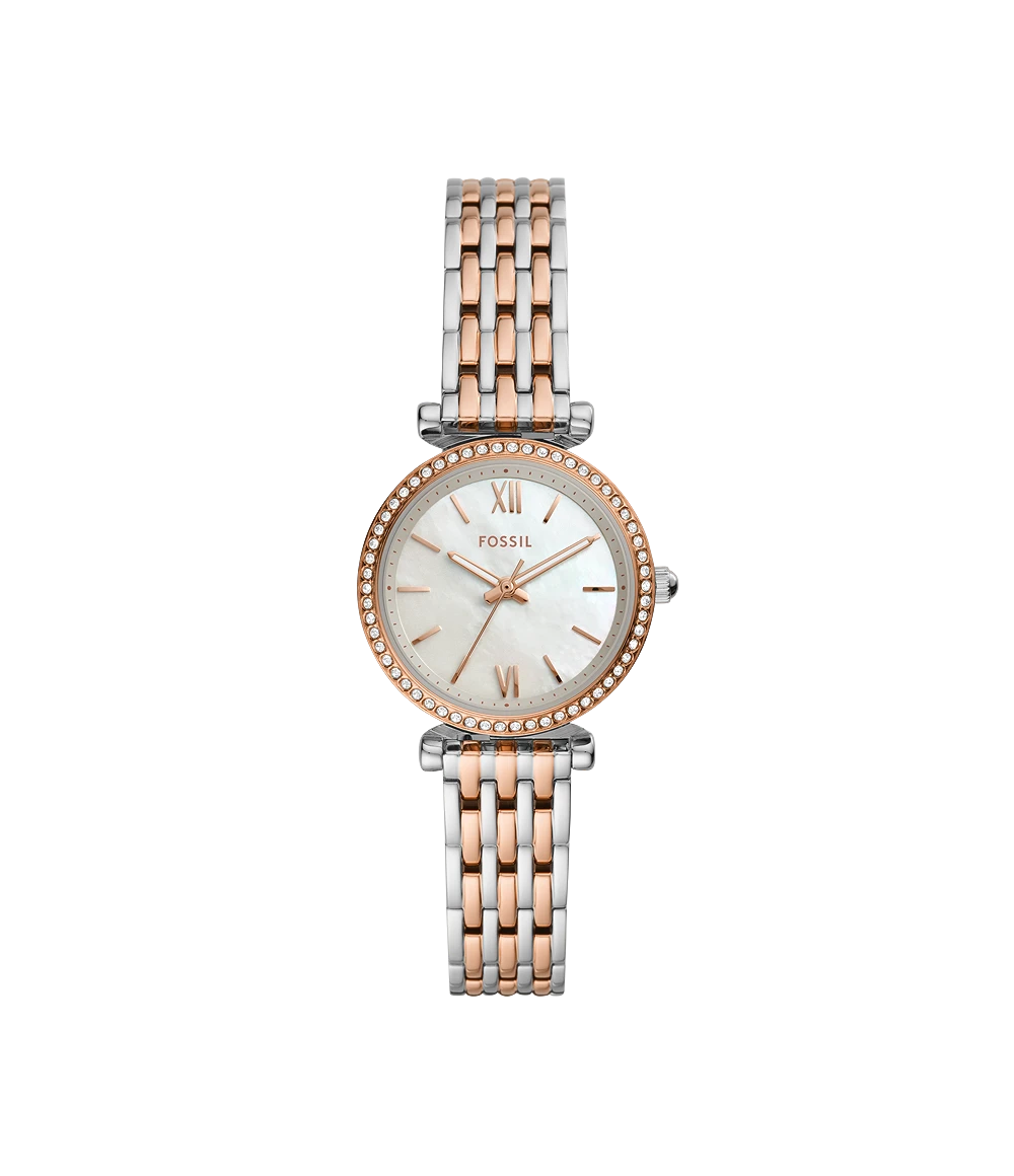 Fossil Carlie Mini Women Stainless Steel Watch-ES4649