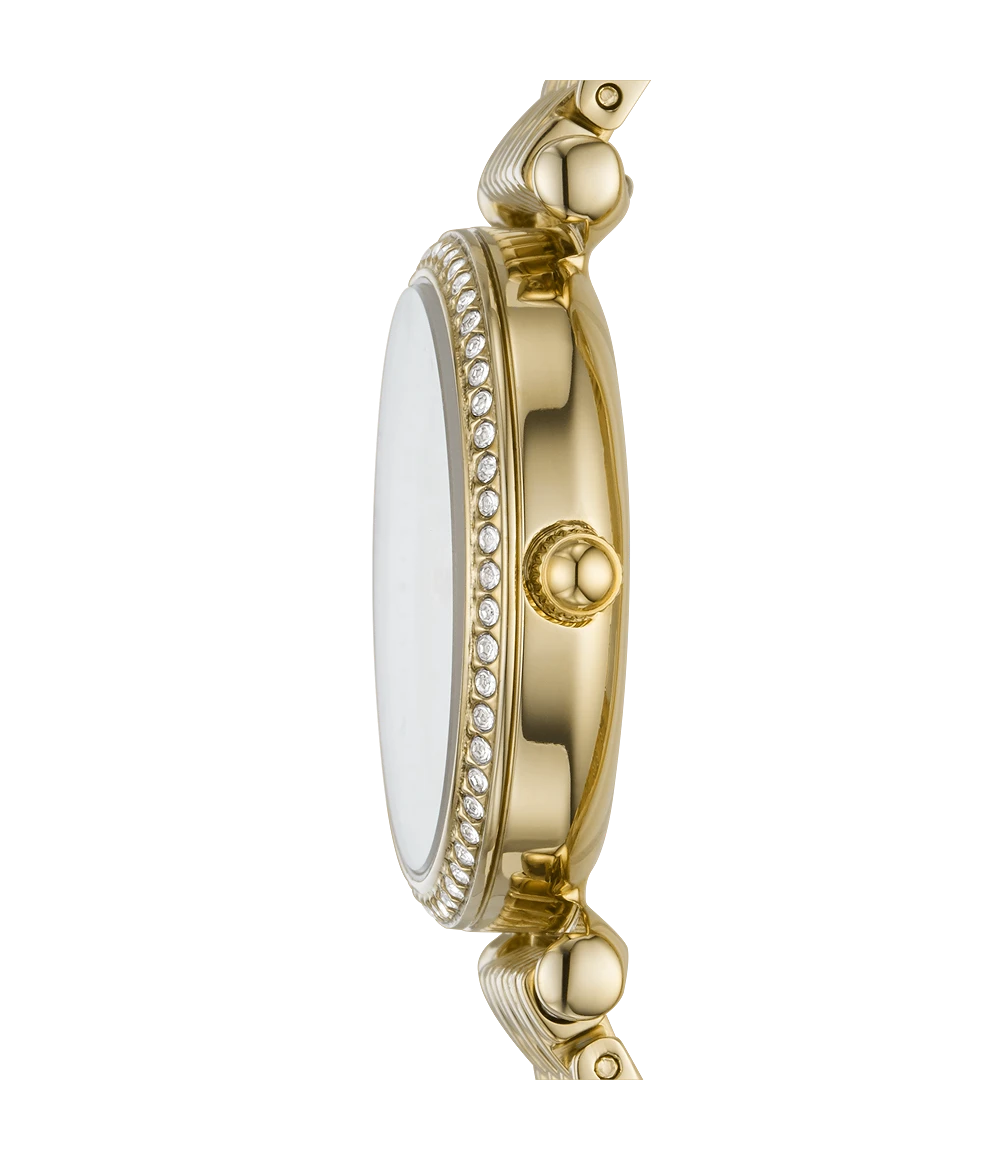 Fossil Carlie Mini Gold Stainless Steel Women Watch-ES4735