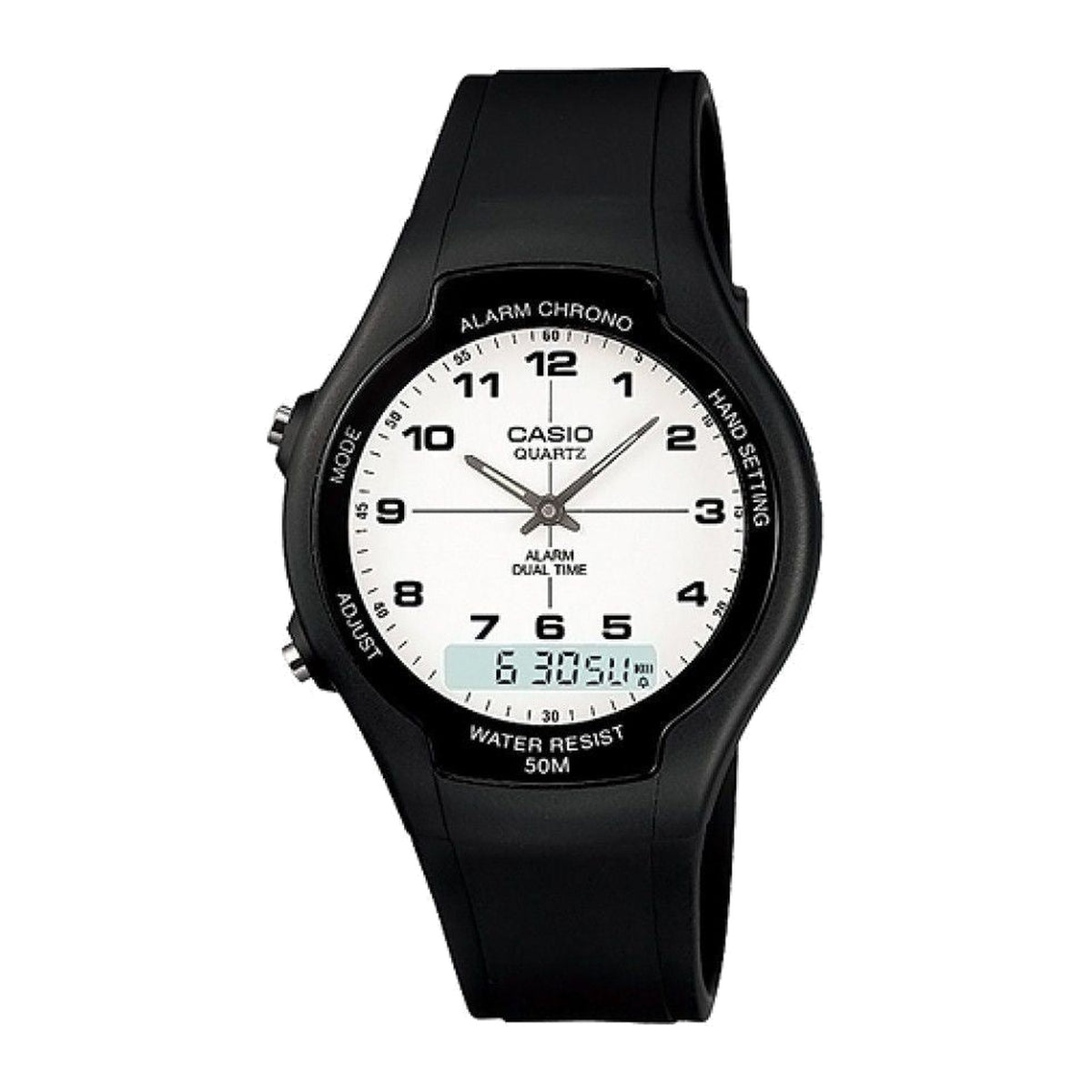 Casio Mens AW-90H-7BVDF Anadigital Watch