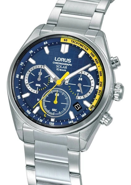 Lorus - Men Silver Stainless Steel Strap Watch - RZ533AX9