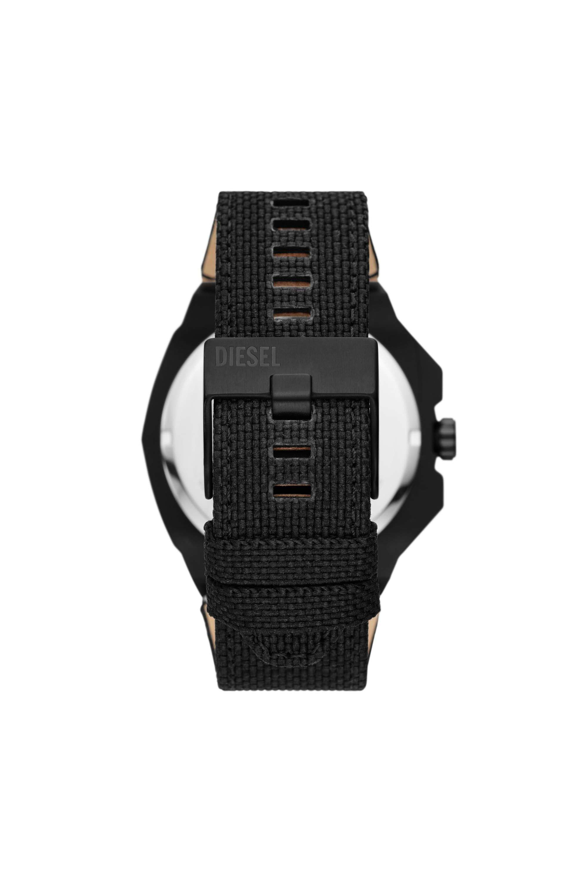 Diesel Framed Mens Black Nylon Watch-DZ4654