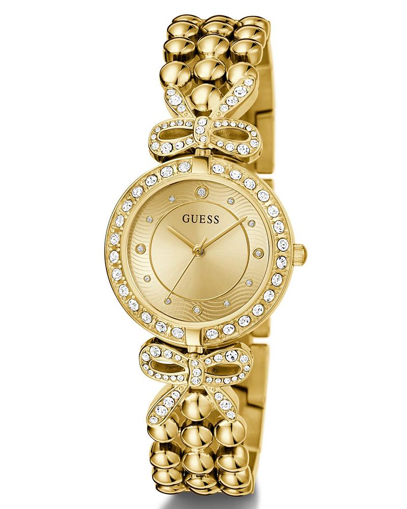 Guess - Womens Gold Stainless steel Strap Watch-GW0838L2